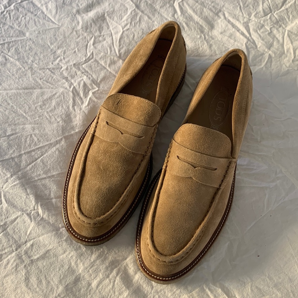 Men’s Tod’s Dress Loafer Tan UK Sz 11 (US Sz 12)